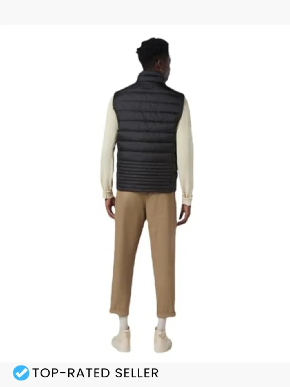Men's Quilted Puffer Vest Water Resistant Packable Medium Weight Outerwear